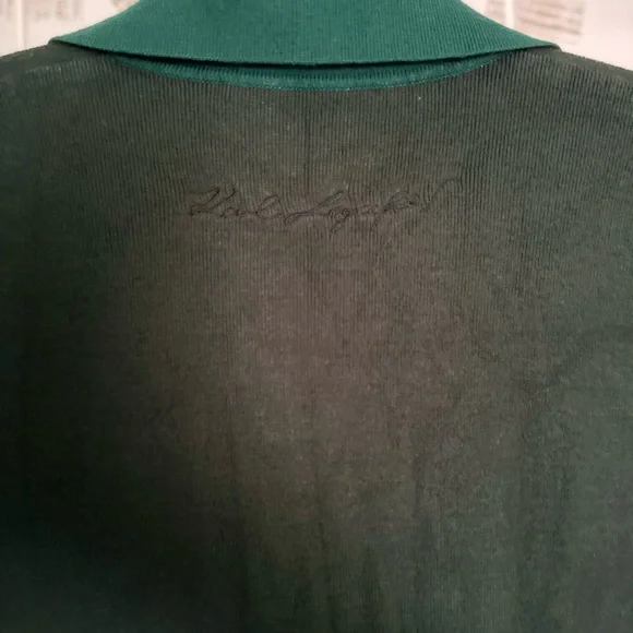 Karl Lagerfeld Polo Knit Dress, forest green, size S - Picture 8 of 8